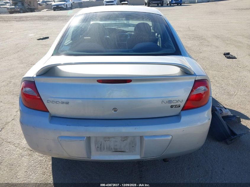2004 Dodge Neon Sxt VIN: 1B3ES56C44D564877 Lot: 43872037