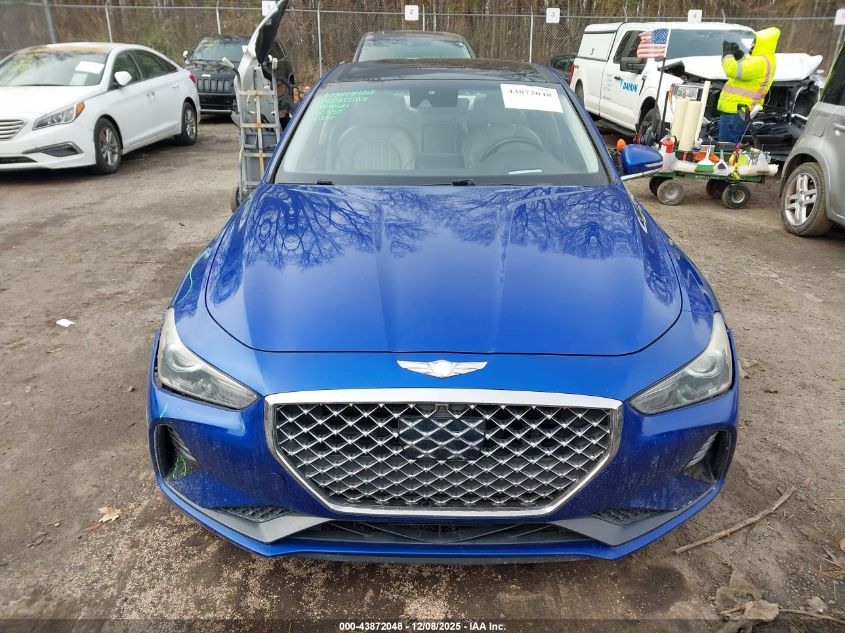 2019 Genesis G70 2.0T Advanced VIN: KMTG44LA8KU044212 Lot: 43872048