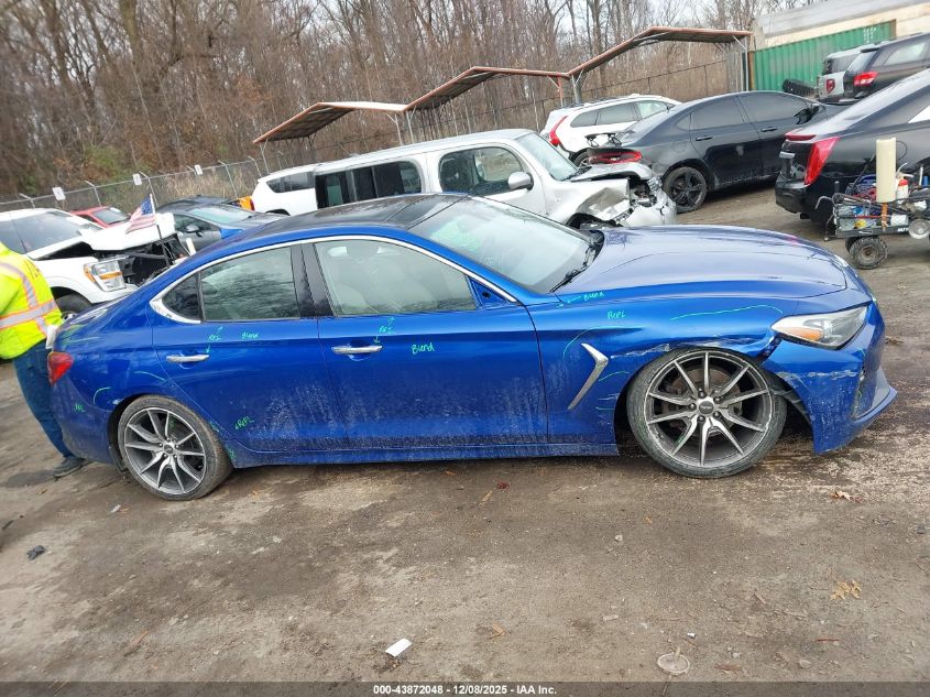 2019 Genesis G70 2.0T Advanced VIN: KMTG44LA8KU044212 Lot: 43872048