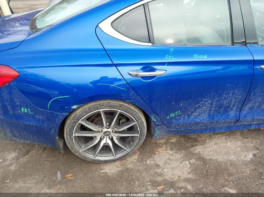 2019 Genesis G70 2.0T Advanced VIN: KMTG44LA8KU044212 Lot: 43872048