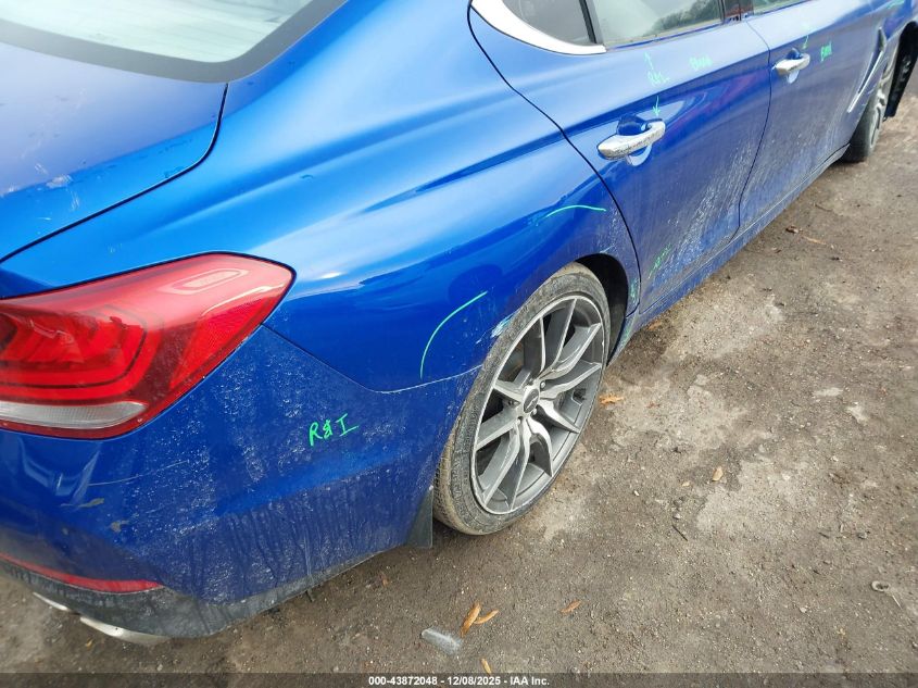 2019 Genesis G70 2.0T Advanced VIN: KMTG44LA8KU044212 Lot: 43872048