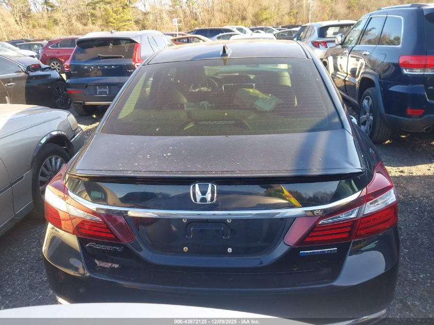 2017 Honda Accord Hybrid Ex-L VIN: JHMCR6F56HC028208 Lot: 43872125