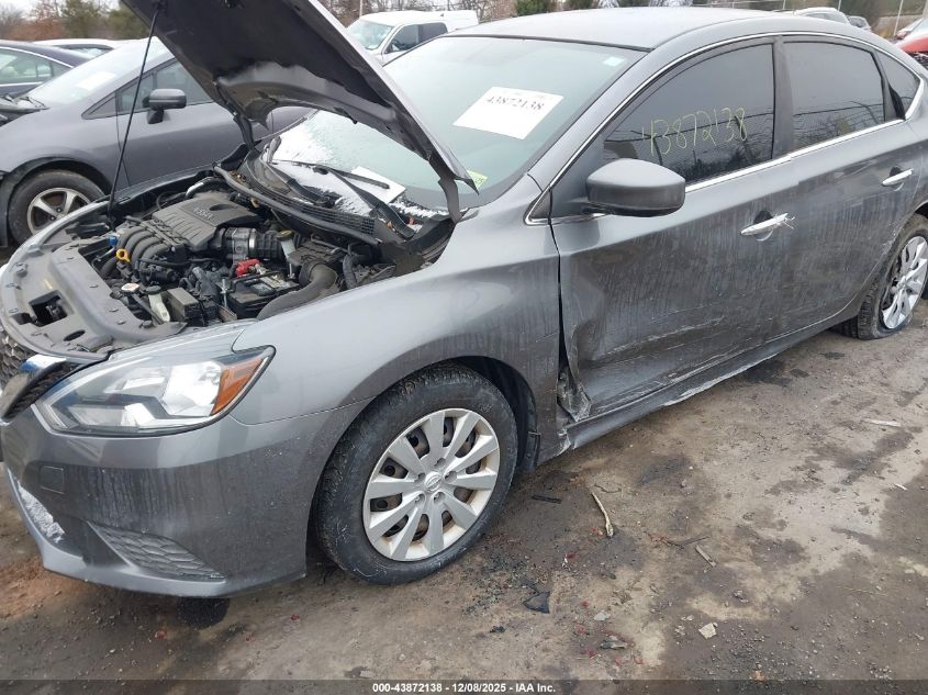 2016 Nissan Sentra S VIN: 3N1AB7AP4GY296551 Lot: 43872138