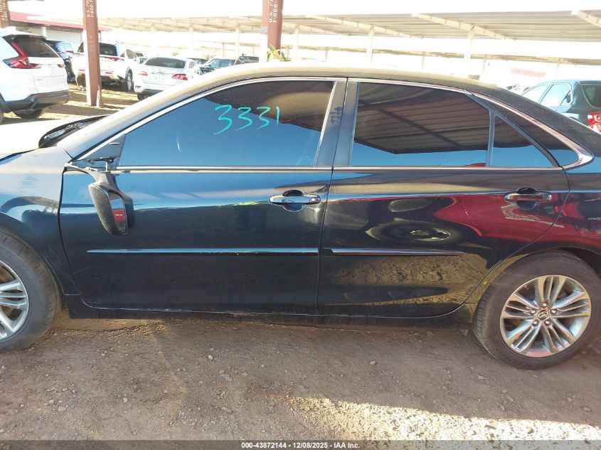 2017 Toyota Camry Se VIN: 4T1BF1FK5HU394214 Lot: 43872144