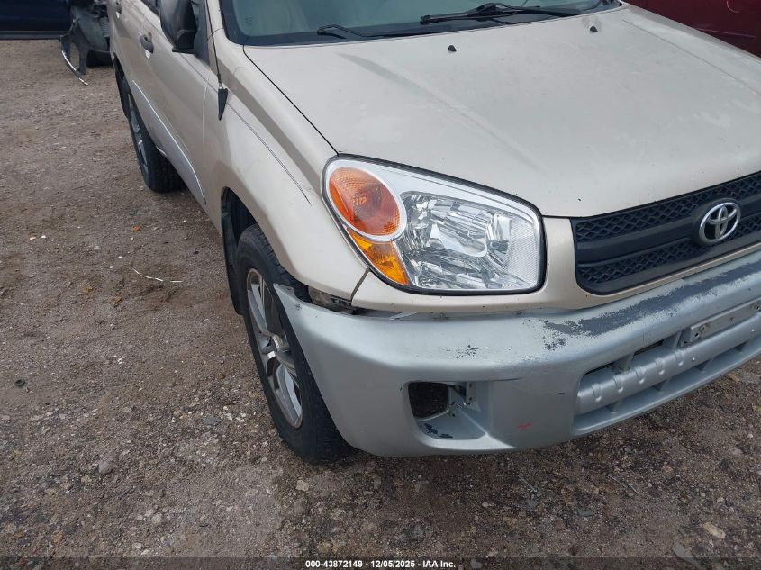 2004 Toyota Rav4 VIN: JTEGD20V240013019 Lot: 43872149