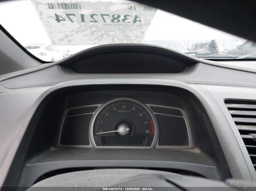 2008 Honda Civic Lx VIN: 2HGFG11628H537847 Lot: 43872174