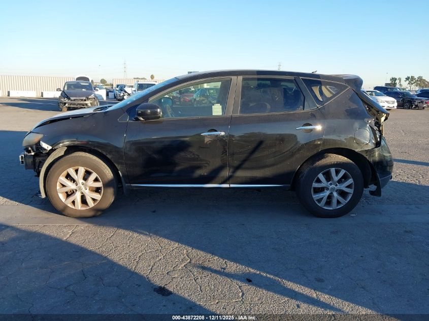 2014 Nissan Murano S VIN: JN8AZ1MU8EW401804 Lot: 43872208