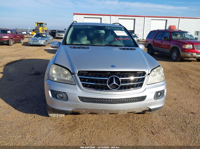 2007 Mercedes-Benz Ml 500 4Matic VIN: 4JGBB75E67A163140 Lot: 43872240
