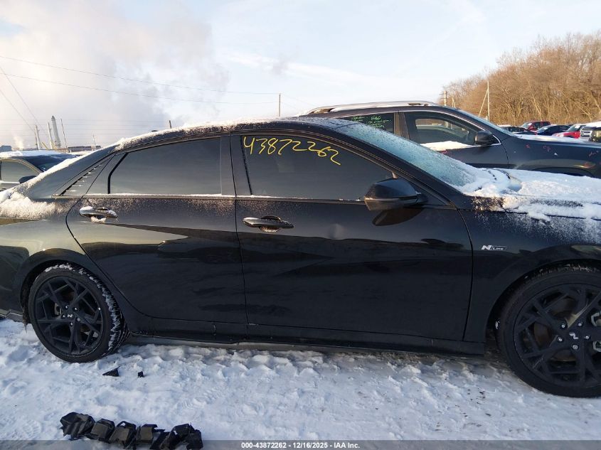 2025 Hyundai Elantra N Line VIN: KMHLR4DF4SU931830 Lot: 43872262
