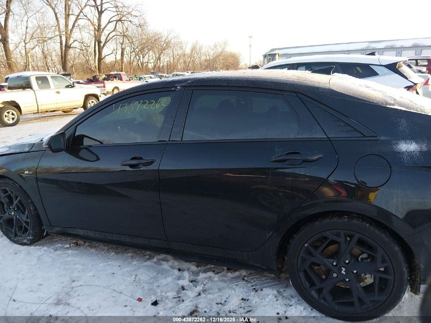 2025 Hyundai Elantra N Line VIN: KMHLR4DF4SU931830 Lot: 43872262