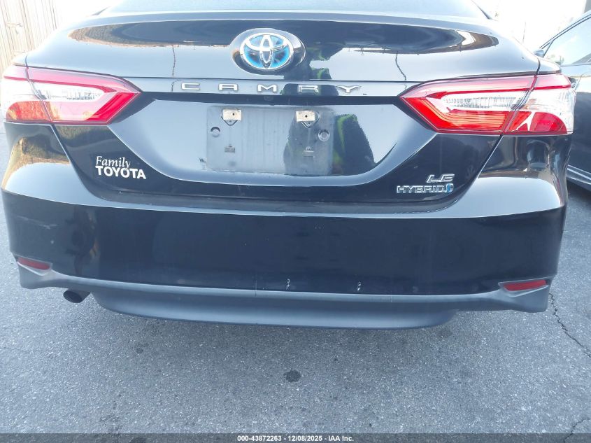 2018 Toyota Camry Hybrid Le VIN: 4T1B31HK9JU502572 Lot: 43872263