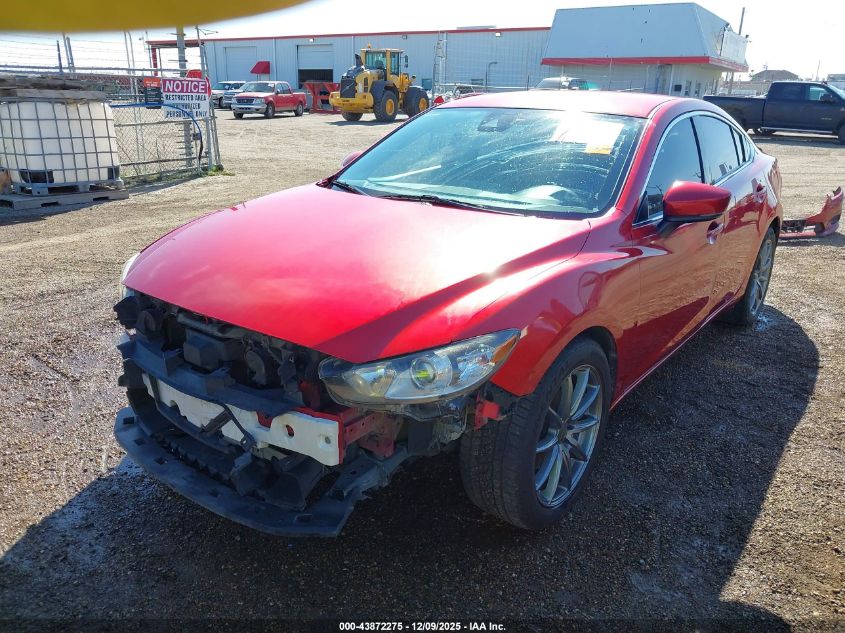 2017 Mazda Mazda6 Touring VIN: JM1GL1V59H1116075 Lot: 43872275