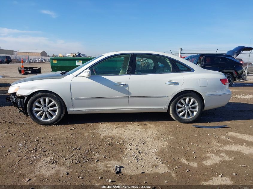 2007 Hyundai Azera Limited/Se VIN: KMHFC46F97A139340 Lot: 43872299