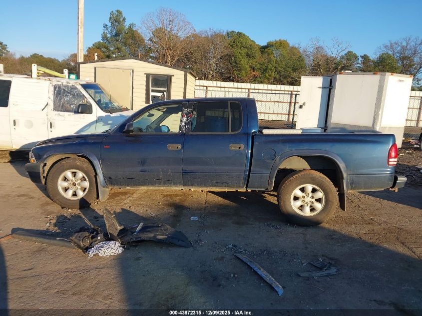2003 Dodge Dakota Sport/Sxt VIN: 1D7HL38X93S177240 Lot: 43872315