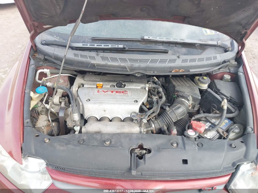 2007 Honda Civic Si VIN: 2HGFG21517H702704 Lot: 43872317