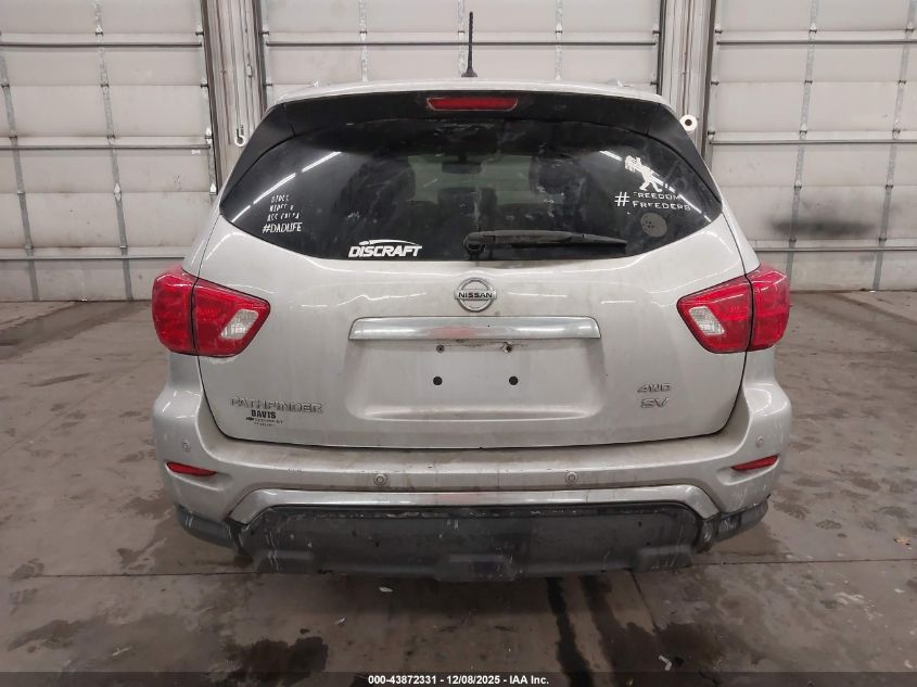 2018 Nissan Pathfinder Sv VIN: 5N1DR2MM4JC643351 Lot: 43872331