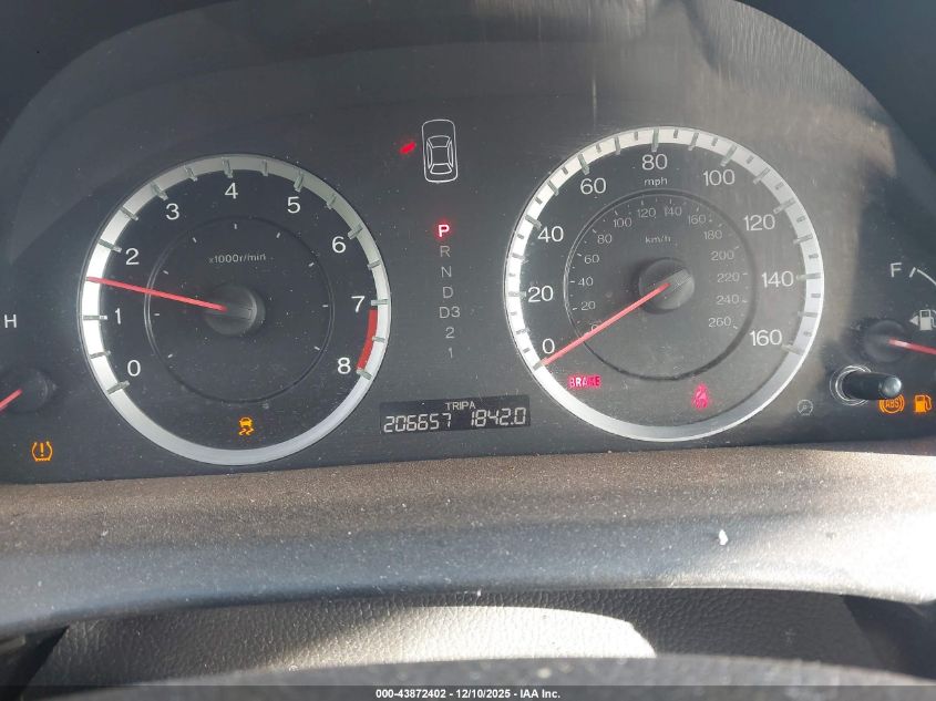 2011 Honda Accord 2.4 Ex VIN: 1HGCP2F7XBA104292 Lot: 43872402