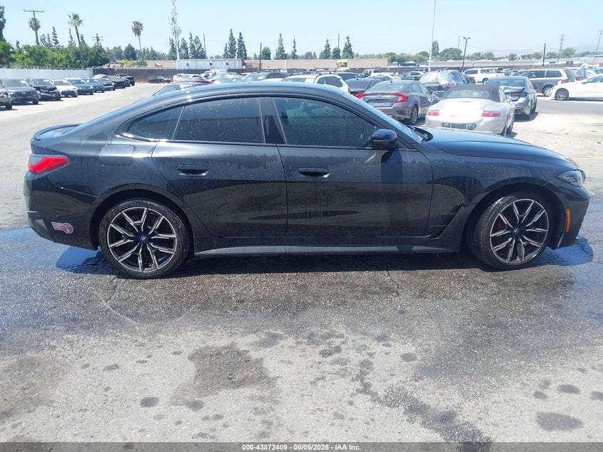 2024 BMW I4 Gran Coupe Edrive40 VIN: WBY73AW08RFS63509 Lot: 43872409