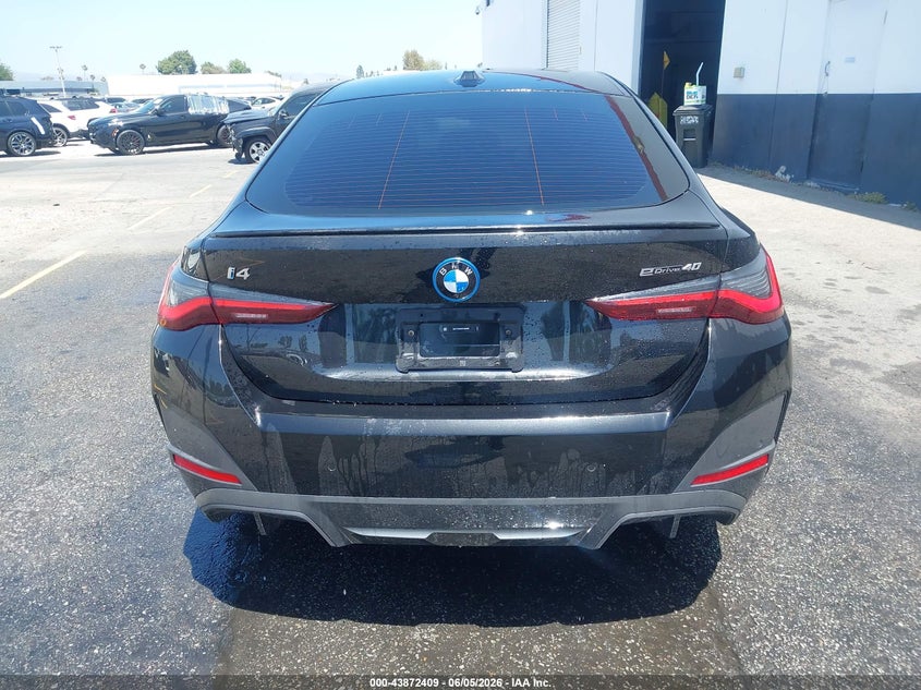 2024 BMW I4 Gran Coupe Edrive40 VIN: WBY73AW08RFS63509 Lot: 43872409
