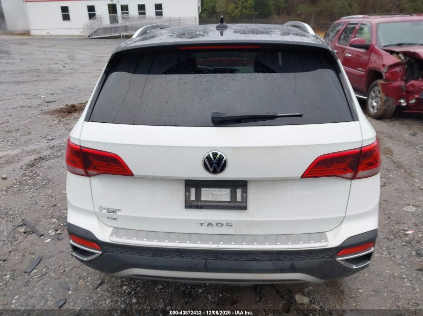 2024 Volkswagen Taos 1.5T Se VIN: 3VVEX7B26RM081302 Lot: 43872433