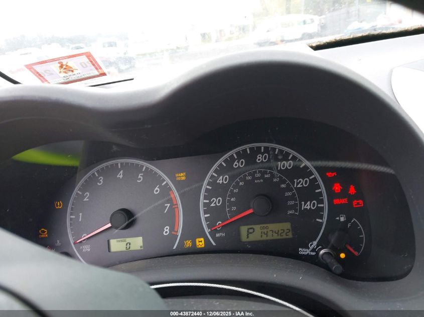 2010 Toyota Corolla Le VIN: 2T1BU4EE6AC525760 Lot: 43872440