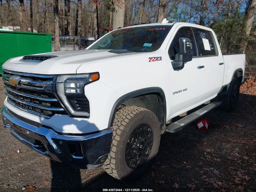 2025 Chevrolet Silverado 2500Hd 4Wd Standard Bed Ltz VIN: 2GC4KPEY5S1107345 Lot: 43872444