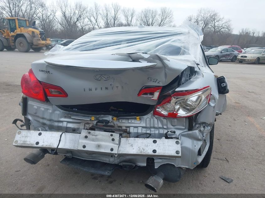 2013 Infiniti G37X VIN: JN1CV6AR8DM758006 Lot: 43872471