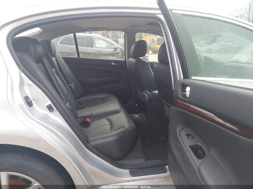 2013 Infiniti G37X VIN: JN1CV6AR8DM758006 Lot: 43872471