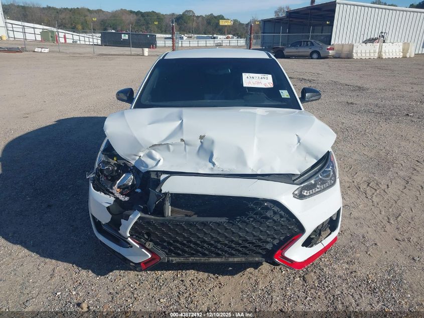 2020 Hyundai Veloster N VIN: KMHT36AH9LU005122 Lot: 43872492