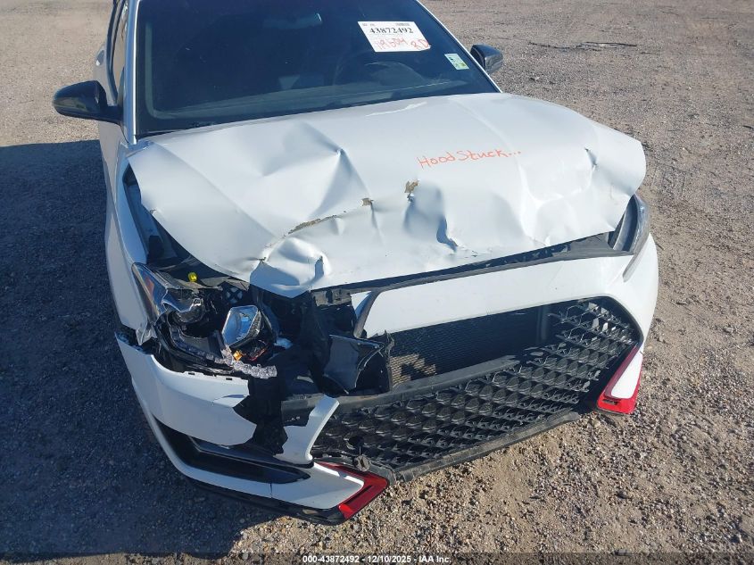 2020 Hyundai Veloster N VIN: KMHT36AH9LU005122 Lot: 43872492