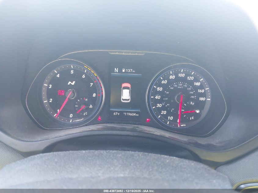 2020 Hyundai Veloster N VIN: KMHT36AH9LU005122 Lot: 43872492