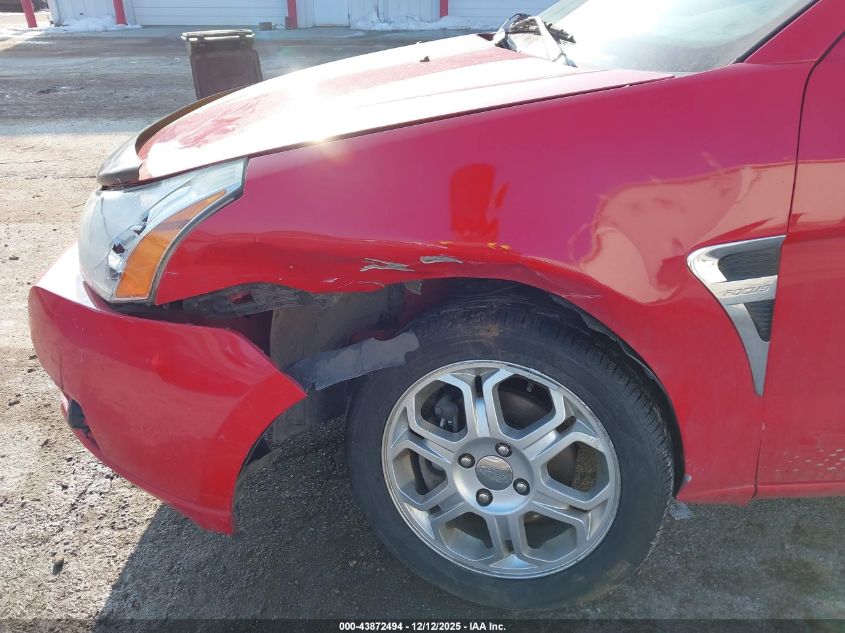 2008 Ford Focus Se/Ses VIN: 1FAHP35N38W139168 Lot: 43872494