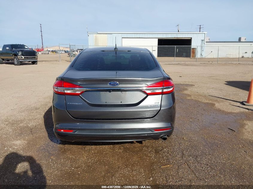 2017 Ford Fusion Hybrid Se VIN: 3FA6P0LU3HR344234 Lot: 43872598