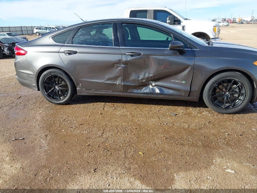2017 Ford Fusion Hybrid Se VIN: 3FA6P0LU3HR344234 Lot: 43872598