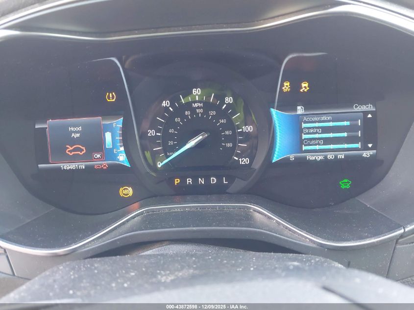 2017 Ford Fusion Hybrid Se VIN: 3FA6P0LU3HR344234 Lot: 43872598