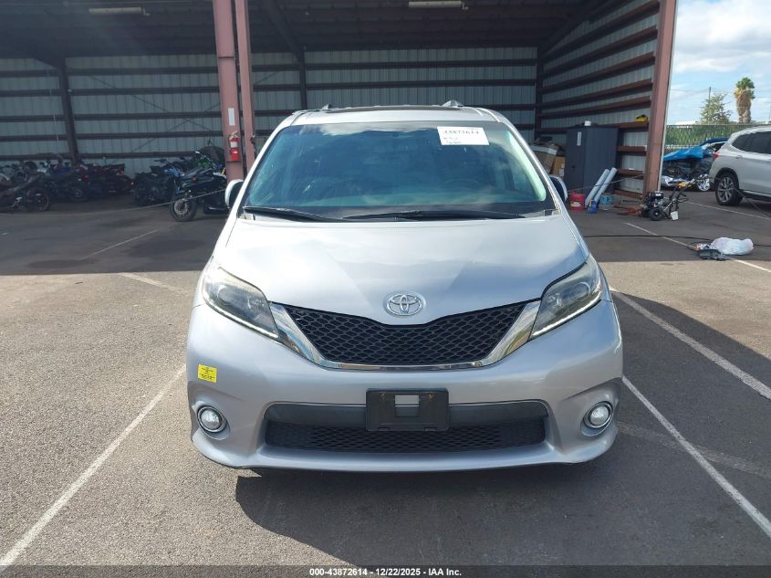 2017 Toyota Sienna Se Premium 8 Passenger VIN: 5TDXZ3DCXHS898965 Lot: 43872614