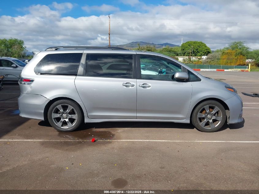 2017 Toyota Sienna Se Premium 8 Passenger VIN: 5TDXZ3DCXHS898965 Lot: 43872614