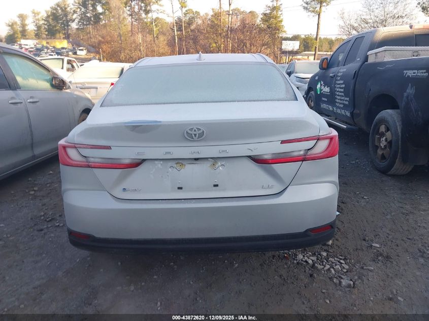 2025 Toyota Camry Le VIN: 4T1DAACK0SU586689 Lot: 43872620