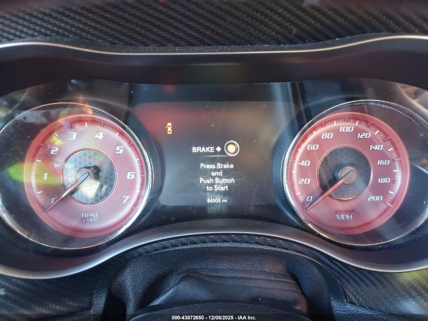 2017 Dodge Charger Srt Hellcat Rwd VIN: 2C3CDXL90HH520019 Lot: 43872650