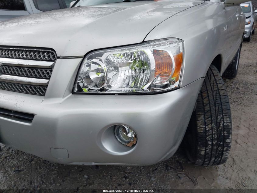 2007 Toyota Highlander Hybrid V6 VIN: JTEHW21A370039594 Lot: 43872659