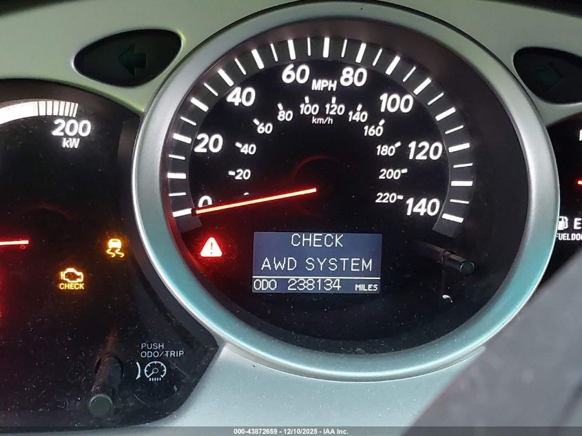 2007 Toyota Highlander Hybrid V6 VIN: JTEHW21A370039594 Lot: 43872659