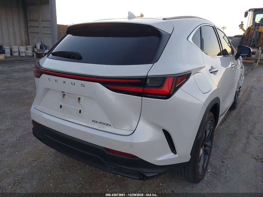 Vin: jtjhkcfz2r2030426, lot: 44368194, lexus nx 450h+ luxury 20244