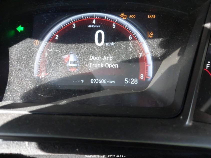 2020 Honda Civic Si Coupe VIN: 2HGFC3A55LH752341 Lot: 43872721