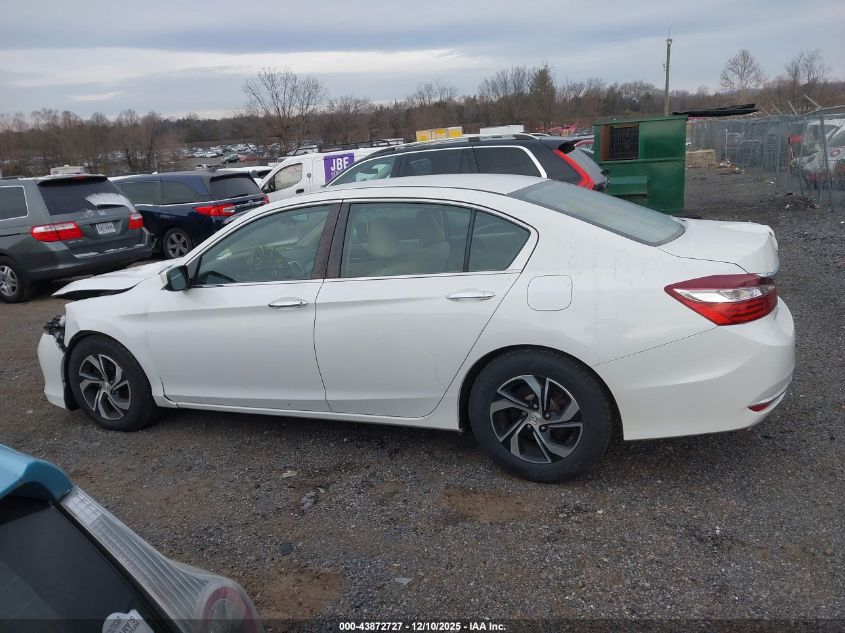 2017 Honda Accord Lx VIN: 1HGCR2F36HA268641 Lot: 43872727