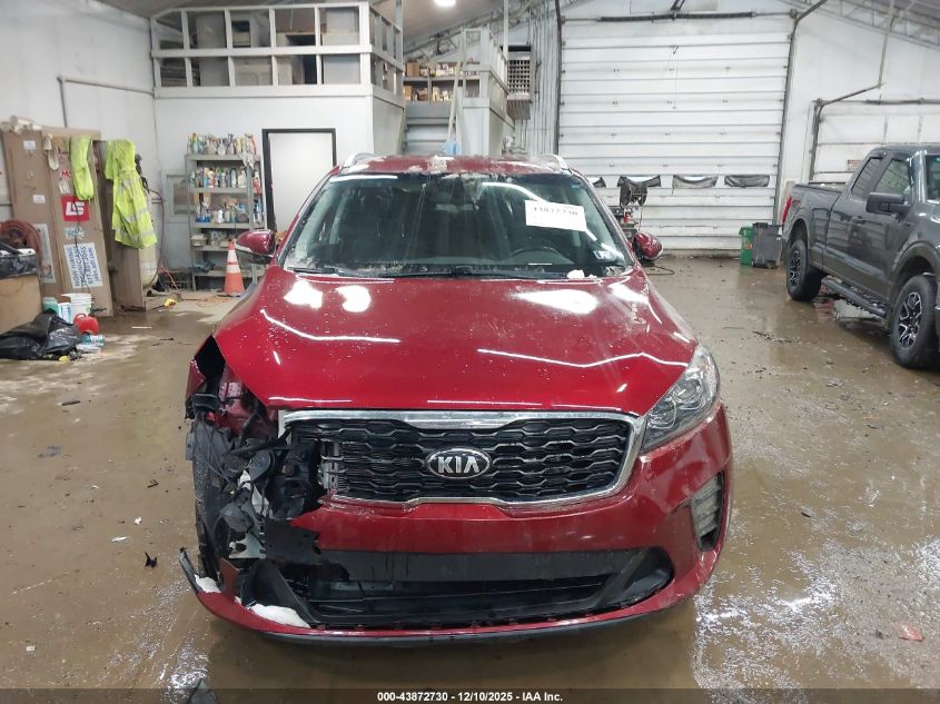 2019 Kia Sorento 2.4L Lx VIN: 5XYPGDA30KG595858 Lot: 43872730