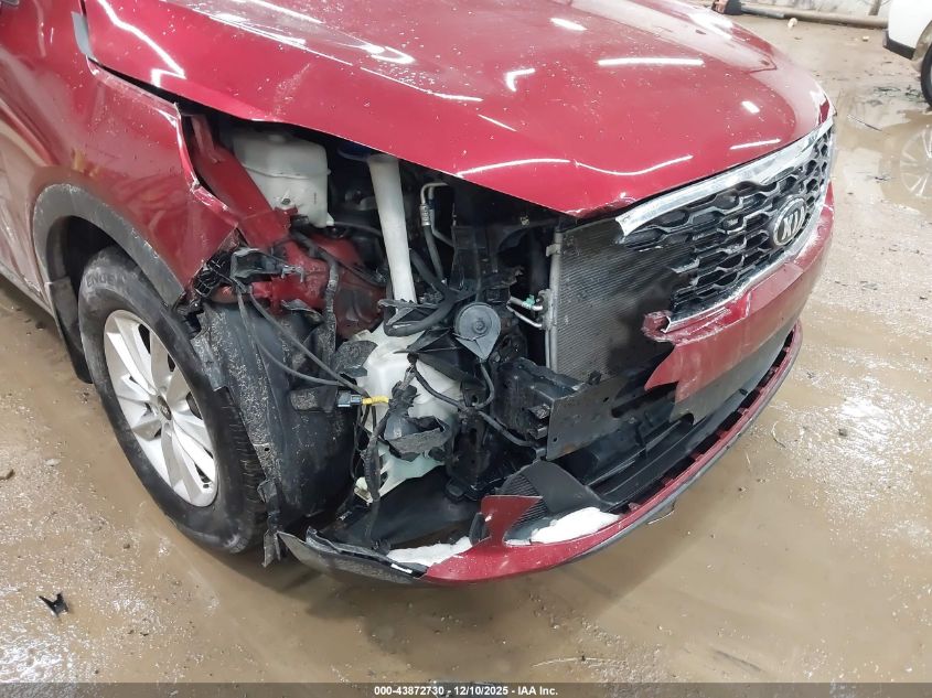 2019 Kia Sorento 2.4L Lx VIN: 5XYPGDA30KG595858 Lot: 43872730