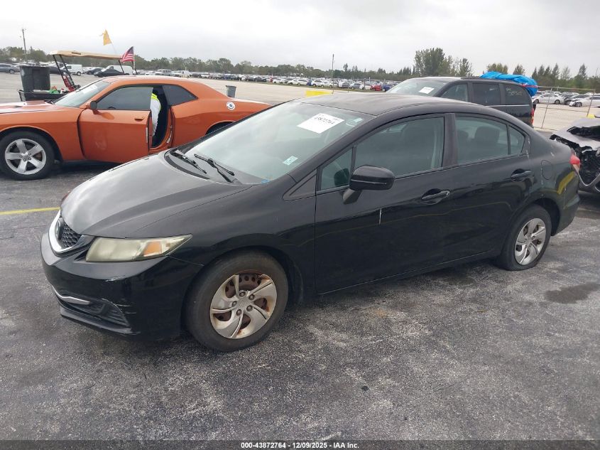 2015 Honda Civic Lx VIN: 19XFB2F53FC087489 Lot: 43872764