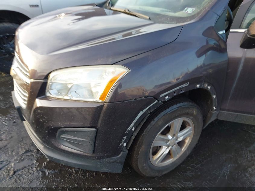 2016 Chevrolet Trax Lt VIN: 3GNCJPSB7GL170698 Lot: 43872771