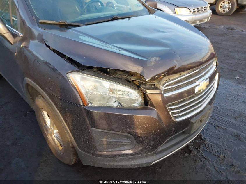 2016 Chevrolet Trax Lt VIN: 3GNCJPSB7GL170698 Lot: 43872771