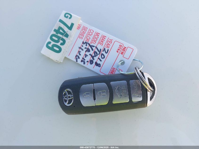 2018 Toyota Yaris Ia VIN: 3MYDLBYV2JY311331 Lot: 43872775